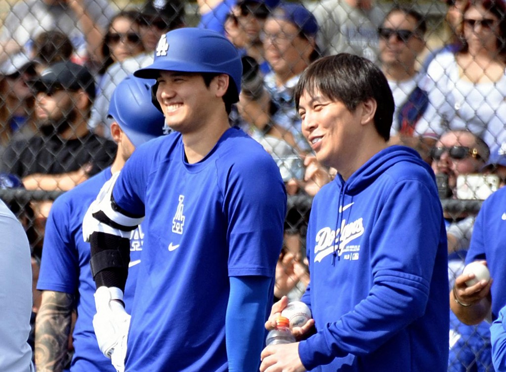 A file photo shows Shohei Ohtani of Los Angeles Dodgers with his interpreter Ippei Mizuhara as we look at updates in the betting scandal that has rocked the baseball superstar.