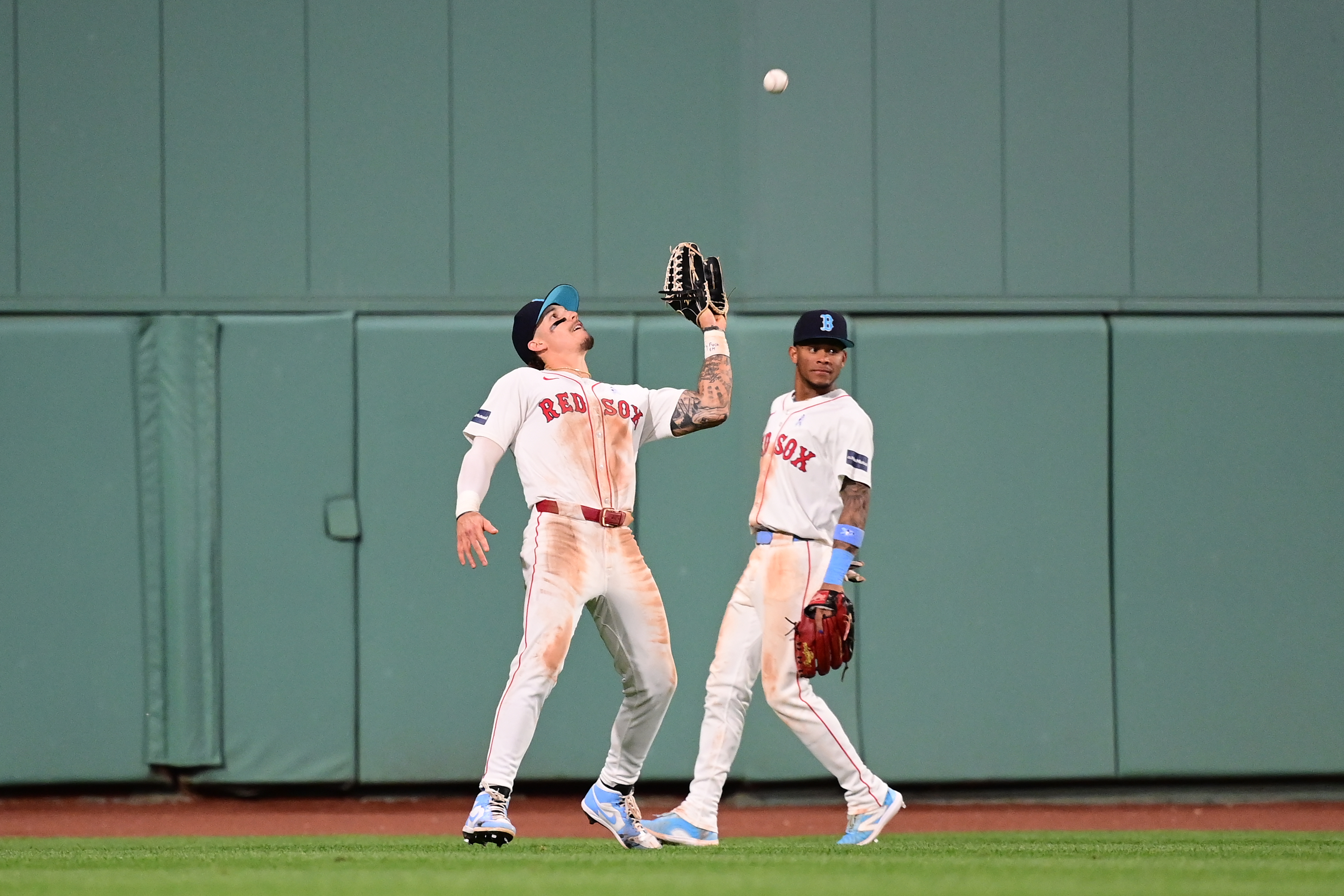  Boston Red Sox left fielder Jarren Duran makes a catch for an out as we look at our best MLB Player props & best bets for Wednesday, June 19