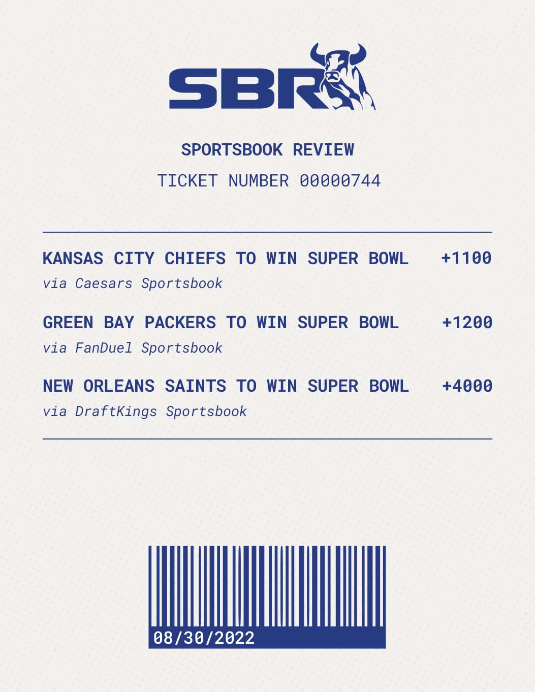 Sbr Betting TicketThree Picks