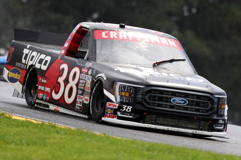 Zane Smith, driver of the #38 Tipico Underscoreg Ford, as we look at Tipico's potential exit from the U.S. market