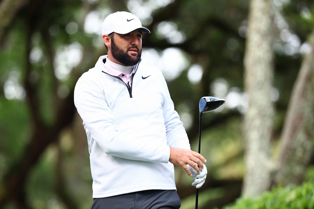 Scottie Scheffler of the United States hits his shot as we look at our PGA Championship power rankings