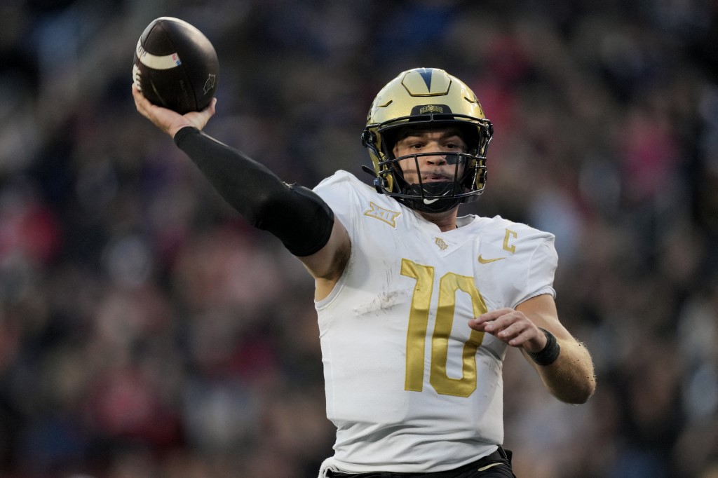 John Rhys Plumlee of the UCF Knights throws a pass in the second half against the Cincinnati Bearcats as we look at our Georgia Tech-UCF prediction.