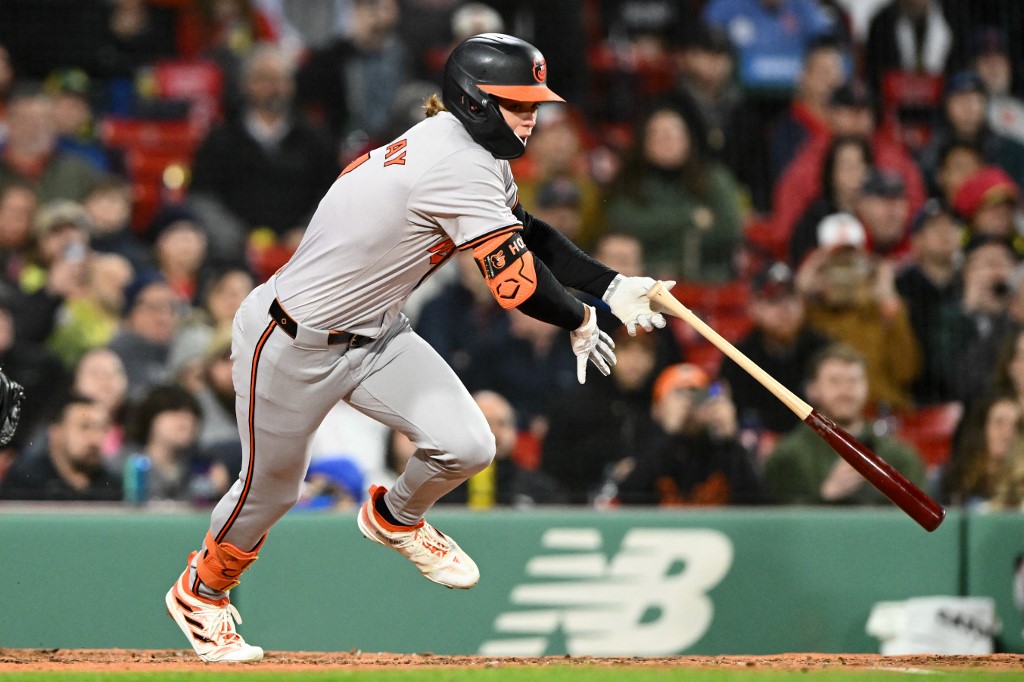 Jackson Holliday #7 of the Baltimore Orioles as we look at Maryland's failed efforts to legalize an iGaming platform
