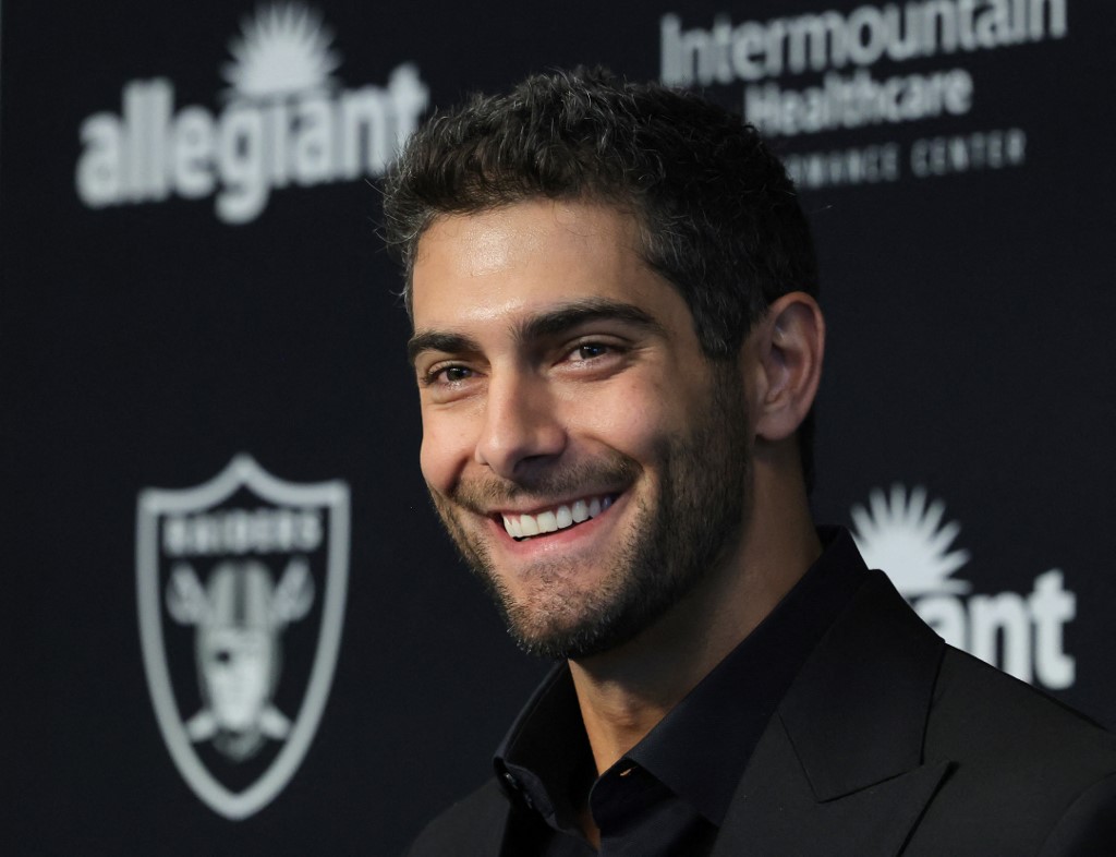 New Raiders quarterback Jimmy Garoppolo features in our Las Vegas Raiders betting preview and futures picks.