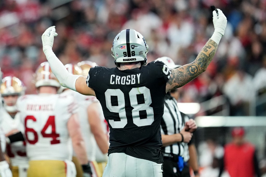 Maxx Crosby to record at least 12 sacks is one of our top NFL player prop bets for the 2023 season.
