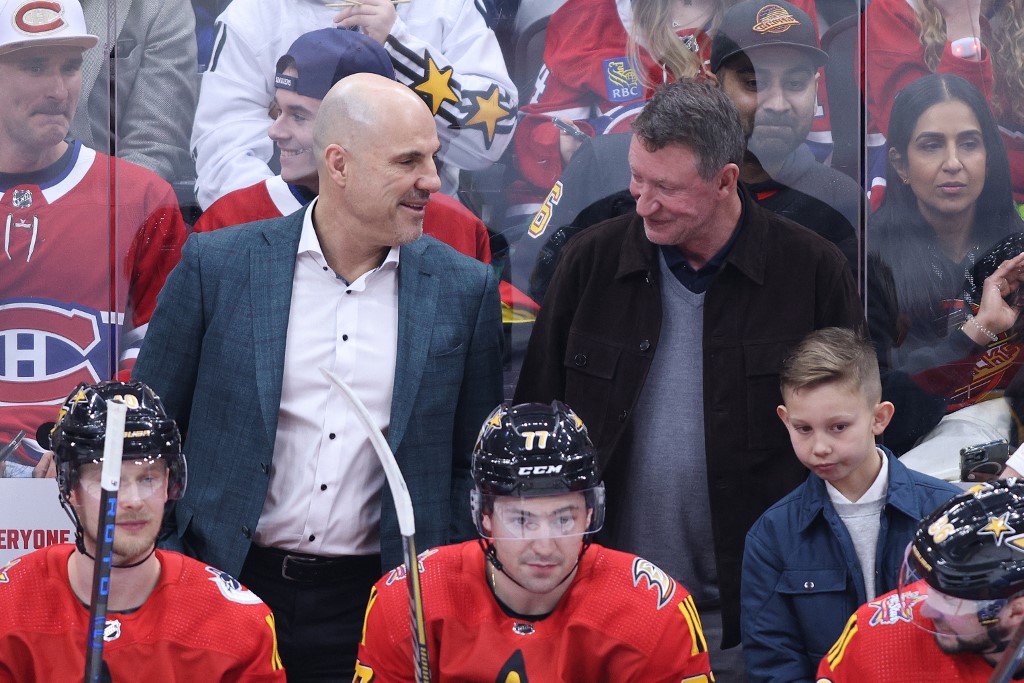 Head coach Rick Tocchet of the Vancouver Canucks as we look at the 2024 Jack Adams Award odds