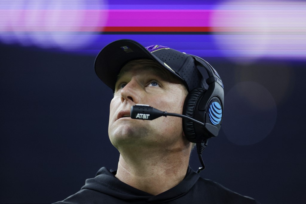 Head coach Kalen DeBoer of the Washington Huskies looks on as we look at the best Alabama next head coach odds