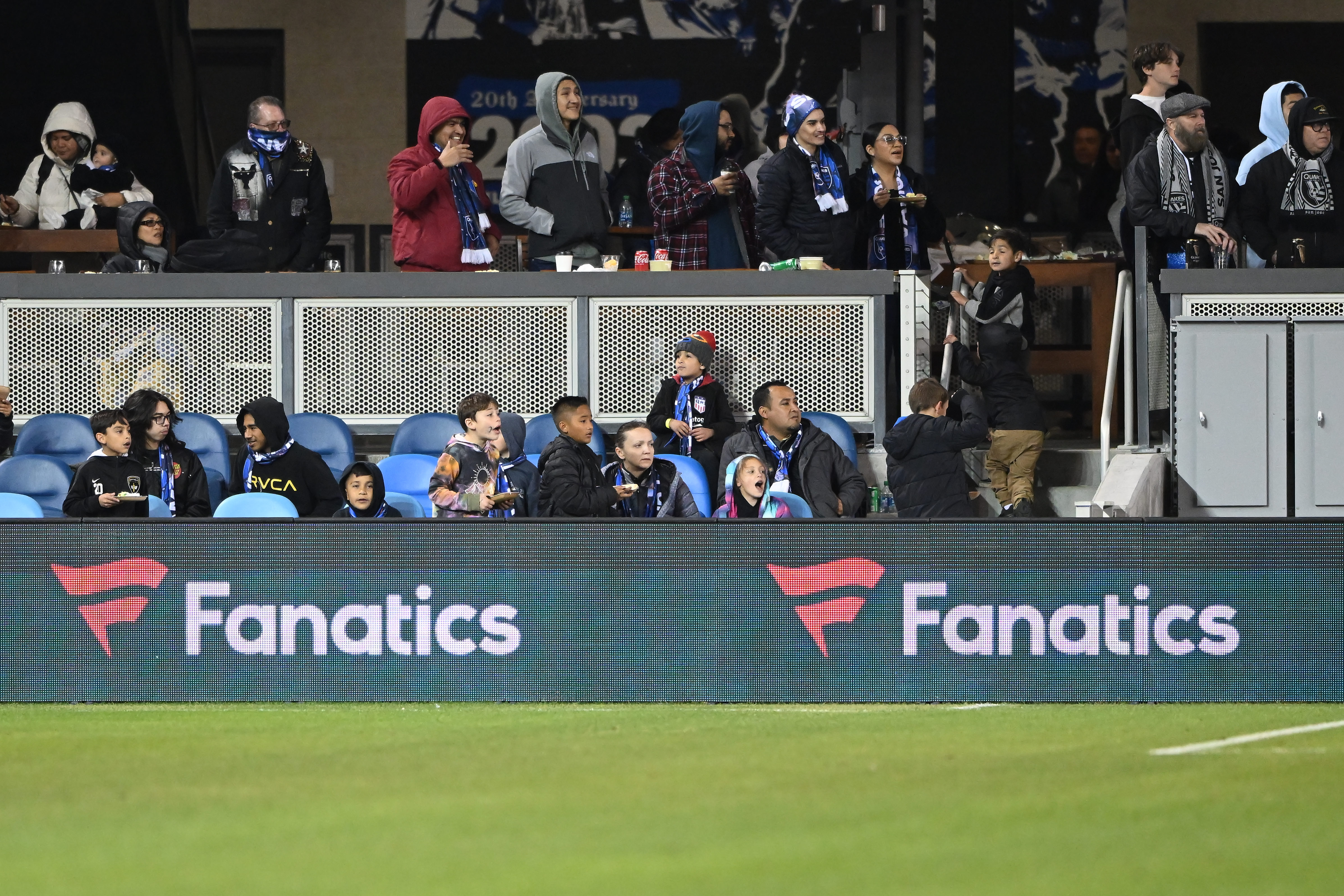 A general view of Fanatics signage, as we examine Fanatics and ZenSports getting fined by Tennessee sports betting regulators in June.