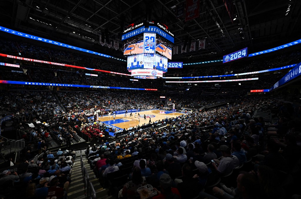 A view of the arena as the North Carolina Tar Heels play against the Florida State Seminoles, and we look at our bet365 North Carolina bonus code