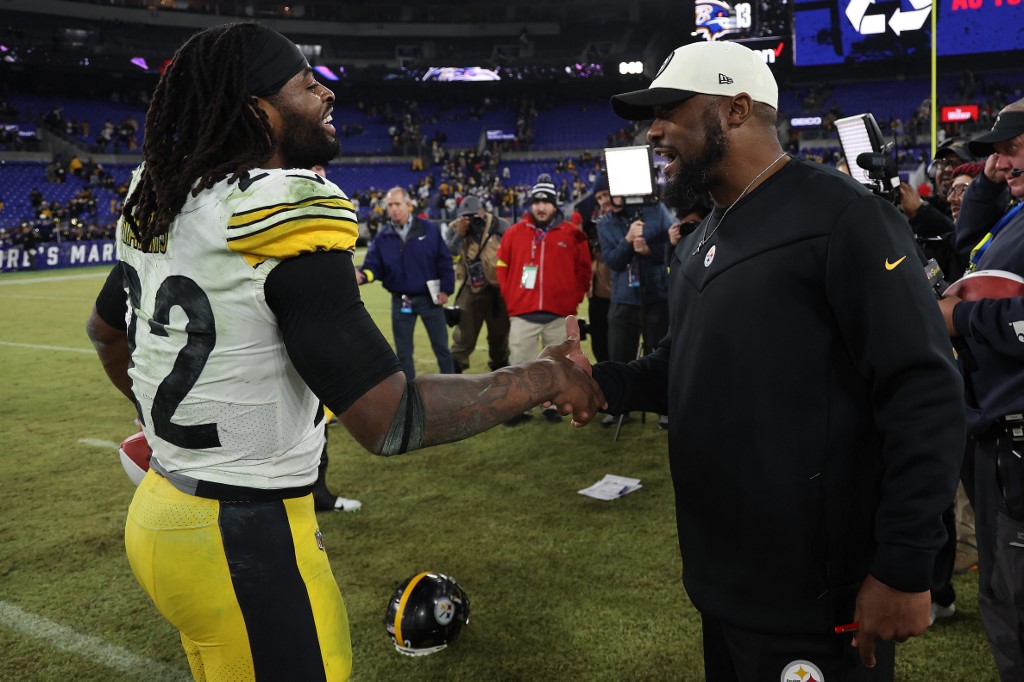 Najee Harris and head coach Mike Tomlin feature in our Pittsburgh Steelers team betting preview