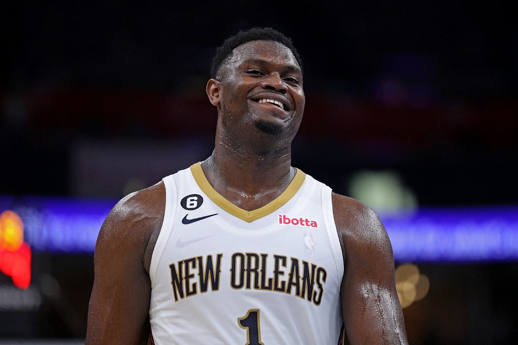 Zion Williamson of the New Orleans Pelicans during the second half against the Memphis Grizzlies.
