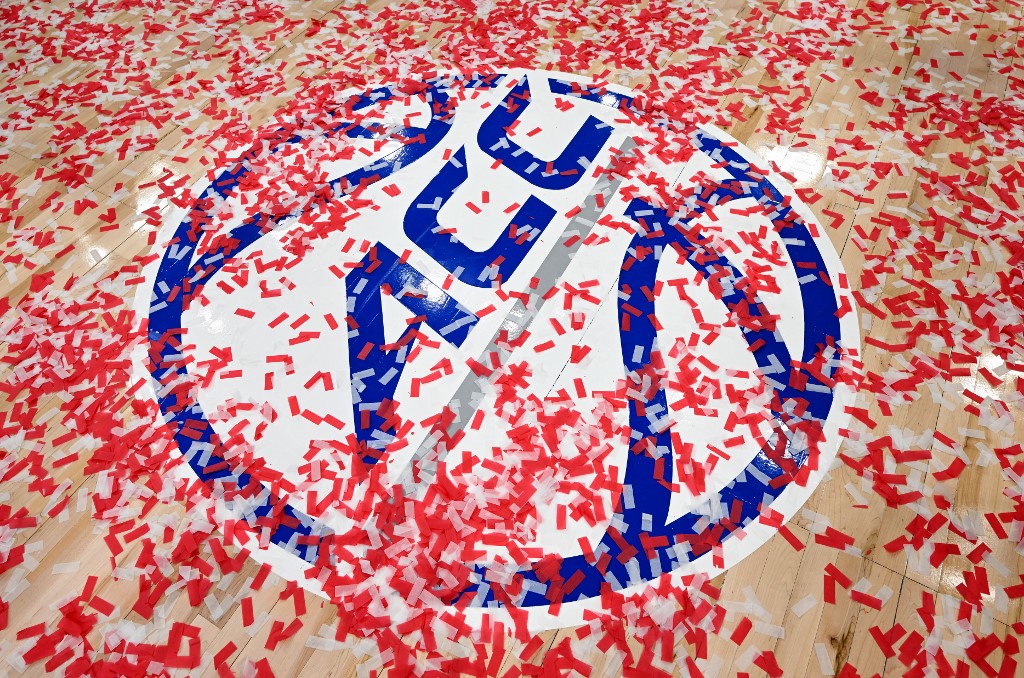 A view of the ACC logo with confetti as we look at our BetMGM North Carolina promo code
