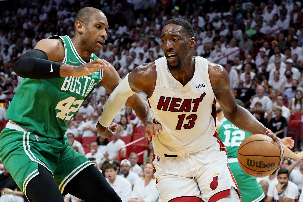 Bam Adebayo of the Miami Heat features in our Celtics vs. Heat predictions.