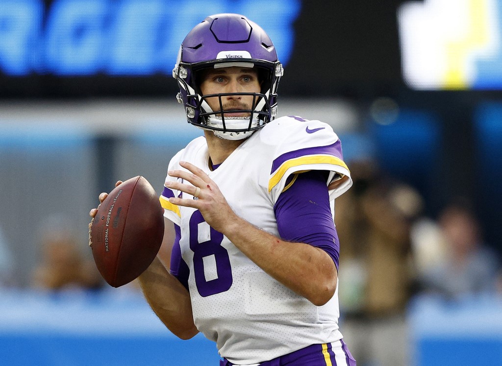 Kirk Cousins of the Minnesota Vikings at SoFi Stadium against the Los Angeles Chargers, and we offer our top prop picks for Vikings vs. Bears based on the best NFL odds.