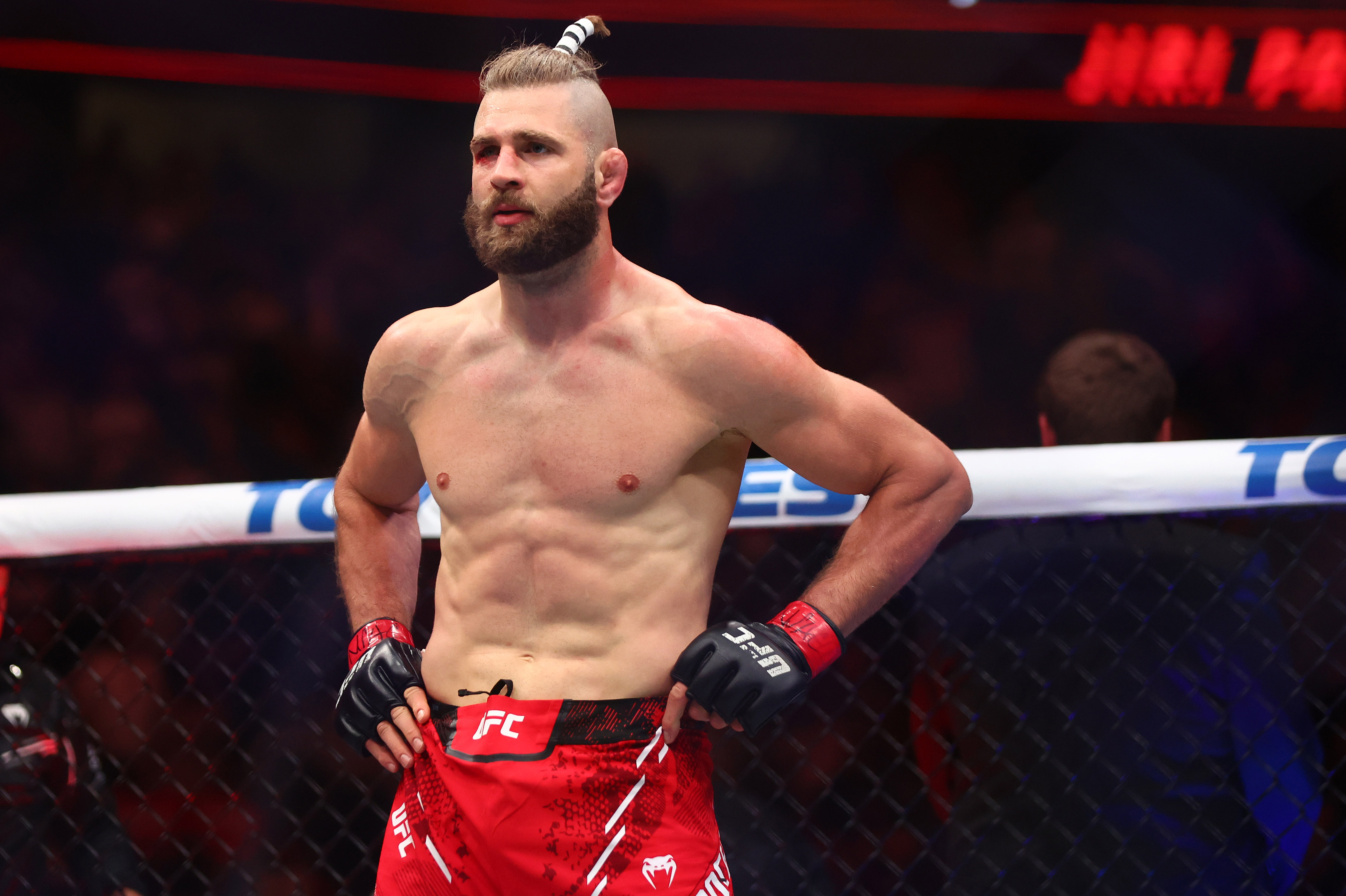 Jiri Prochazka reacts after defeating Aleksandar Rakic during UFC 300 as we look at our best bets for Pereira vs. Prochazka 2 at UFC 303 on Saturday