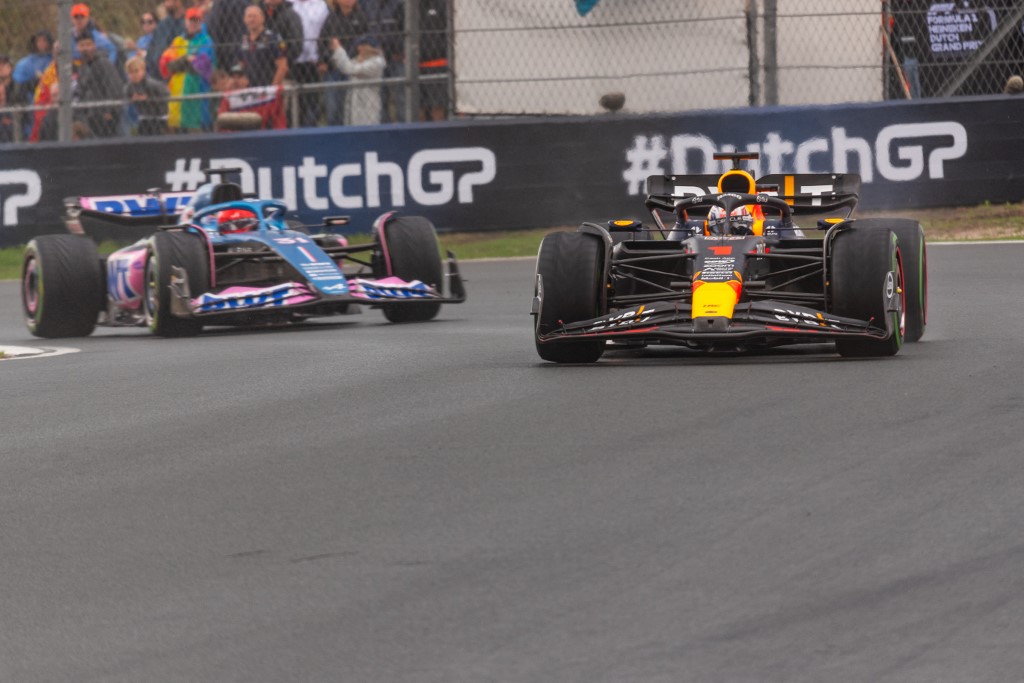 Max Verstappen of the Netherlands driving the (1) Oracle Red Bull Racing RB19 Honda on track as we look at our best Dutch Grand Prix predictions