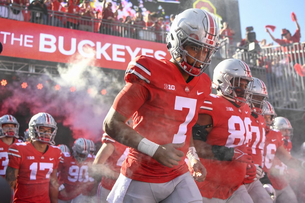 Quarterback C.J. Stroud of the Ohio State Buckeyes takes the spotlight in our latest NFL mock draft.