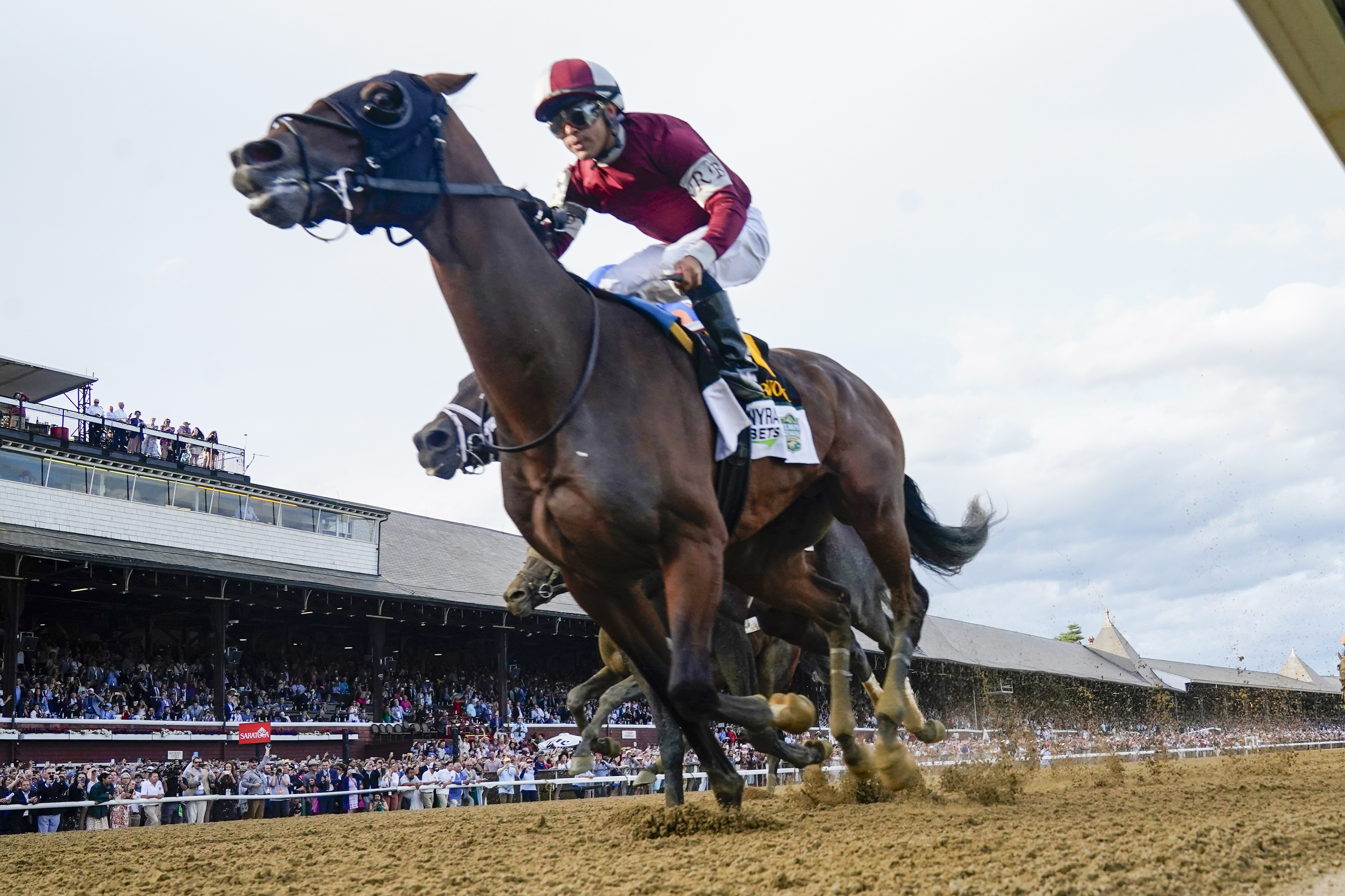 Dornoch with Luis Saez wins the Belmont Stakes as we look at the best 2025 Belmont Stakes odds.