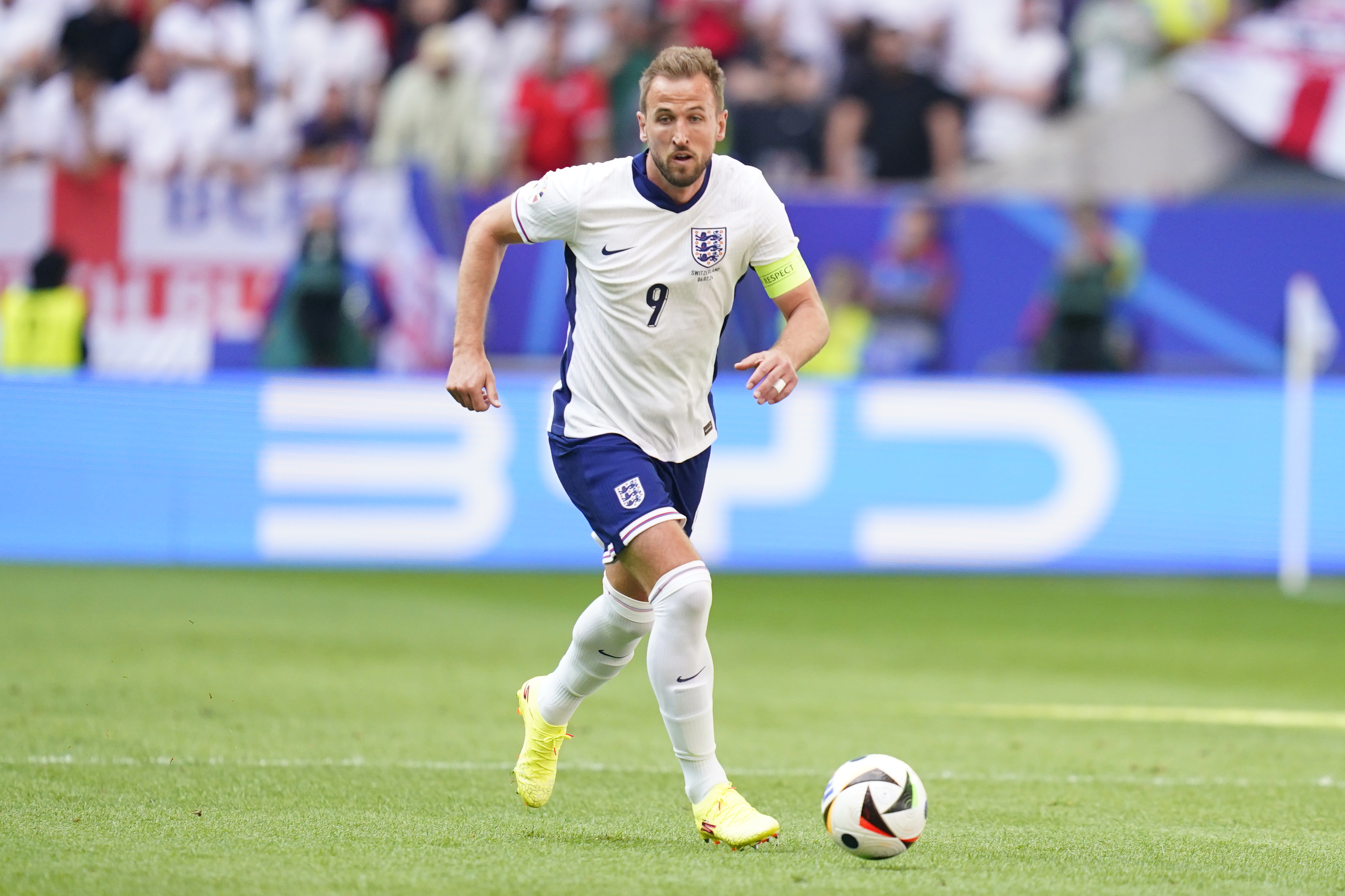 Harry Kane during the UEFA Euro 2024 match as Gonzales Oona offers his predictions and bets for the semifinal clash featuring the Netherlands and England.