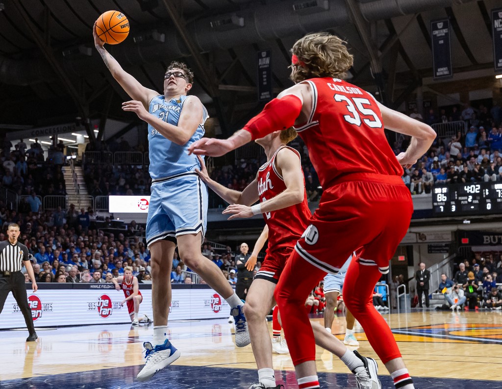 Robbie Avila of the Indiana State Sycamores shoots the ball as we make our Indiana State Seton Hall player props