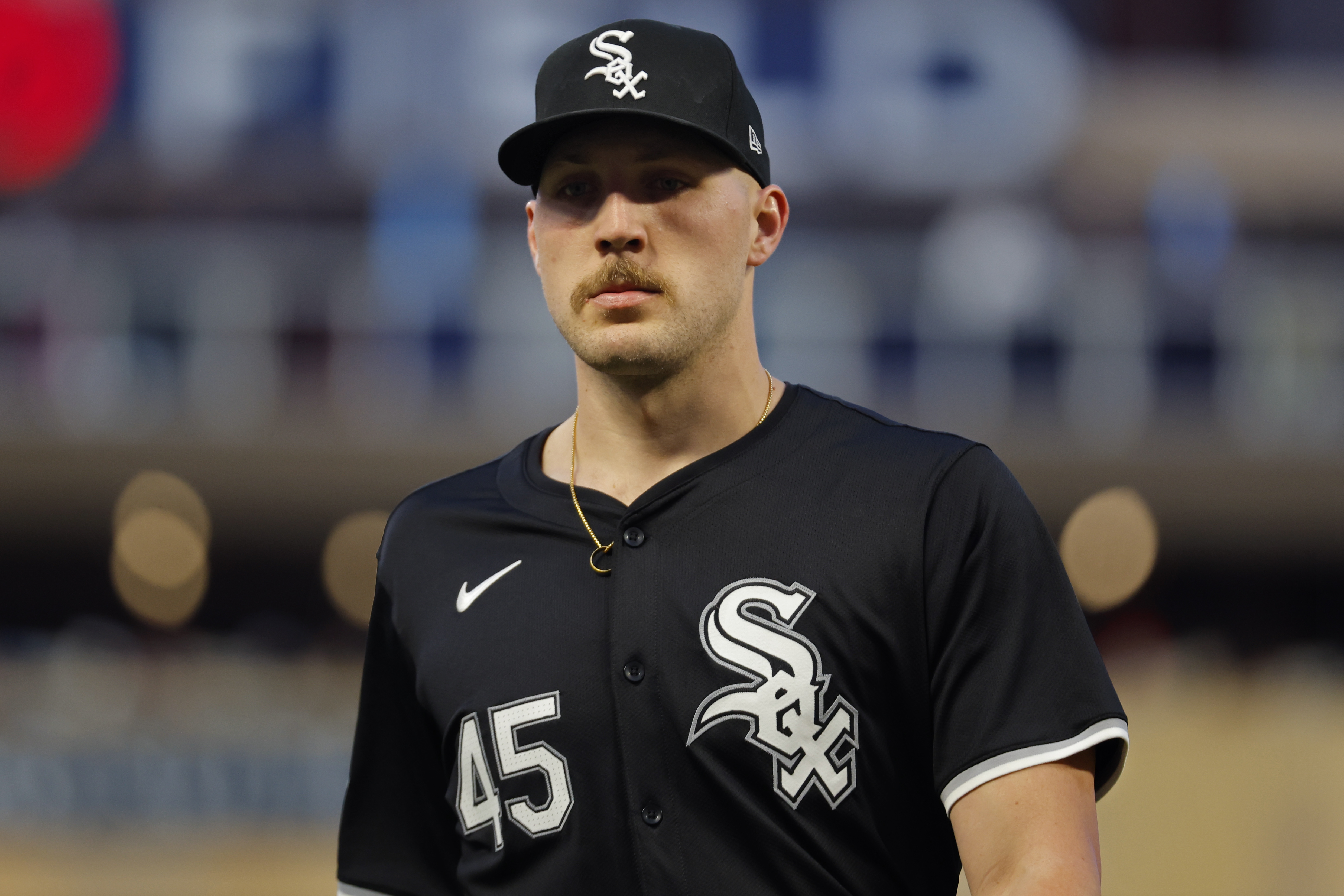 Chicago White Sox starting pitcher Garrett Crochet leaves the field after throwing to the Minnesota Twins in the fifth inning at Target Field as we look at our MLB best bets for Saturday.