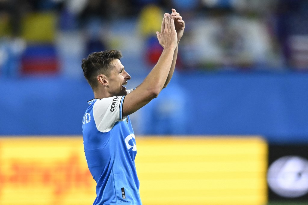 Ashley Westwood of Charlotte FC celebrates a win as we look North Carolina's failure to create a legalized iGaming industry