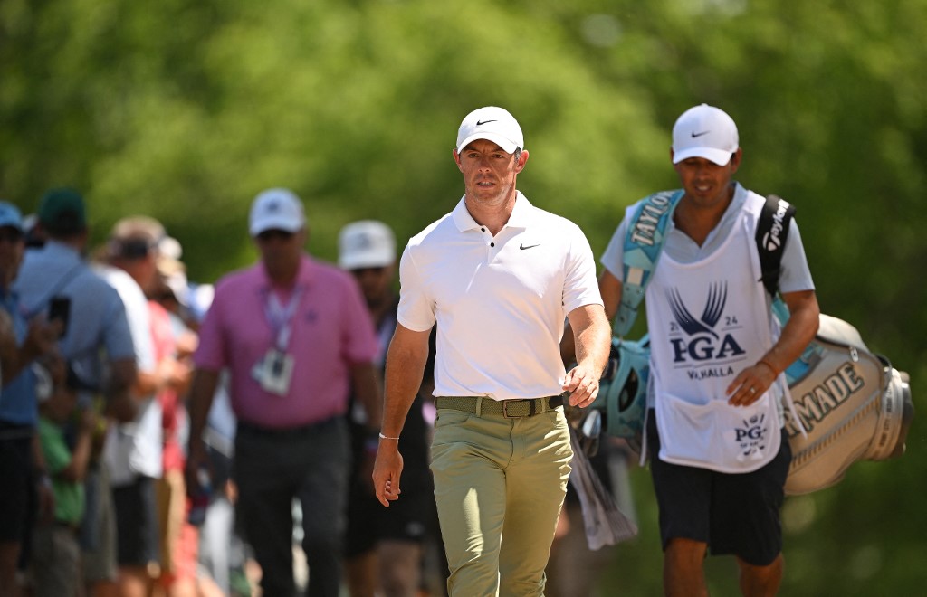 Rory McIlroy of Northern Ireland walks onto the 12th tee as we look at the best Canadian Open odds