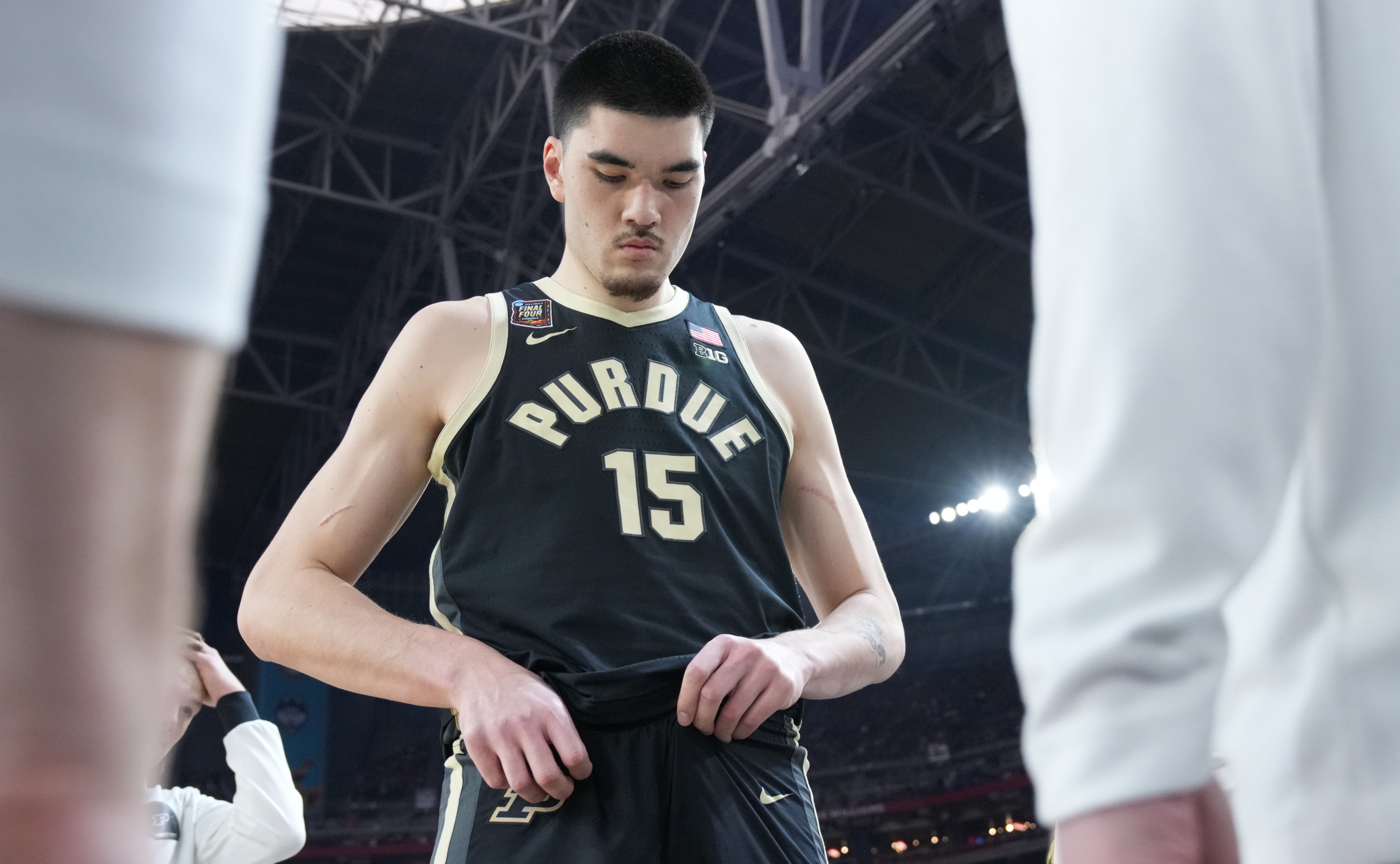 Purdue Boilermakers center Zach Edey is announced into the starting lineup as we look at his rise to public betting favorite for the 2025 NBA Rookie of the Year.