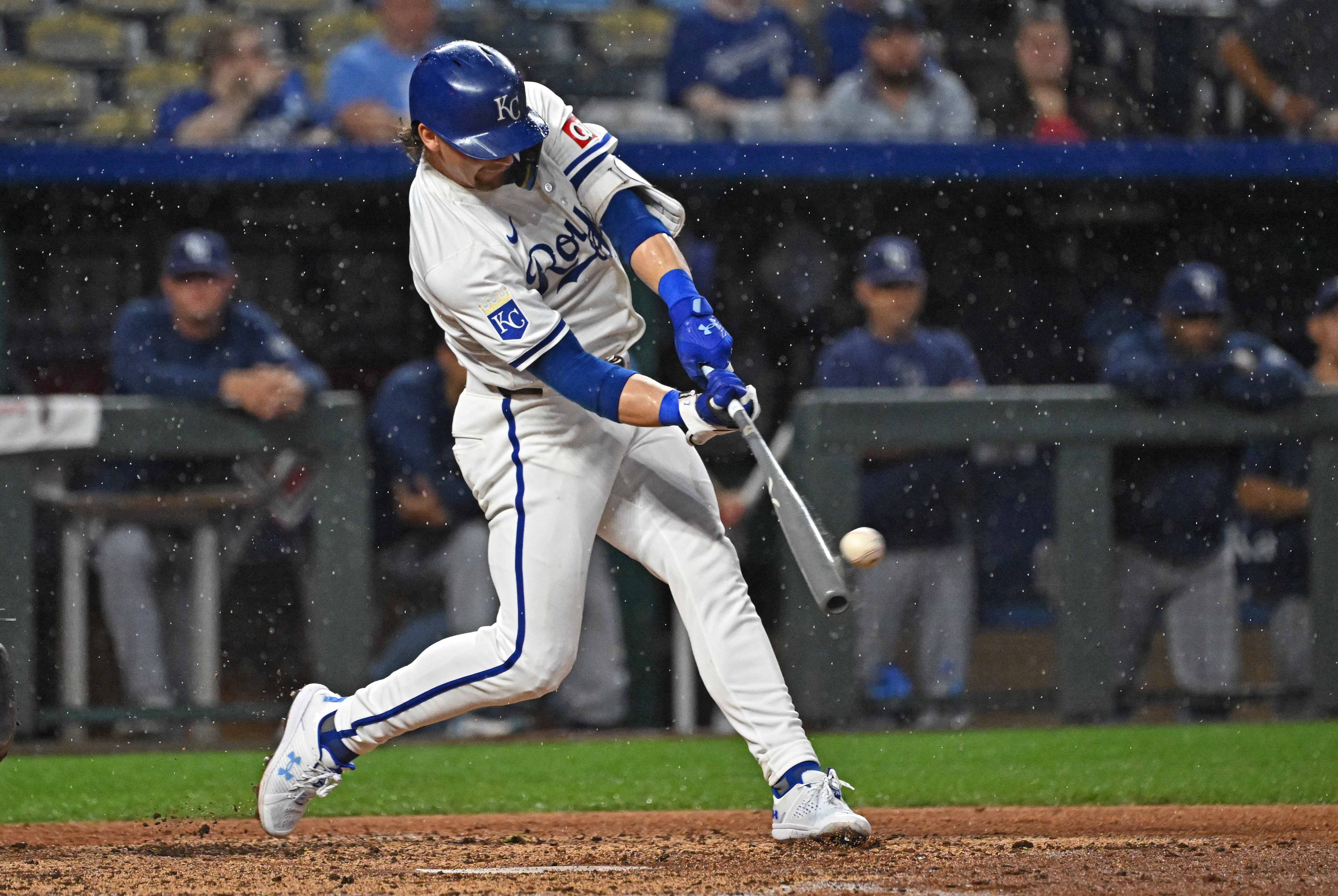 Kansas City Royals shortstop Bobby Witt Jr. hits a solo home run in the sixth inning against the Tampa Bay Rays at Kauffman Stadium. We're backing Witt in our MLB Player Props.