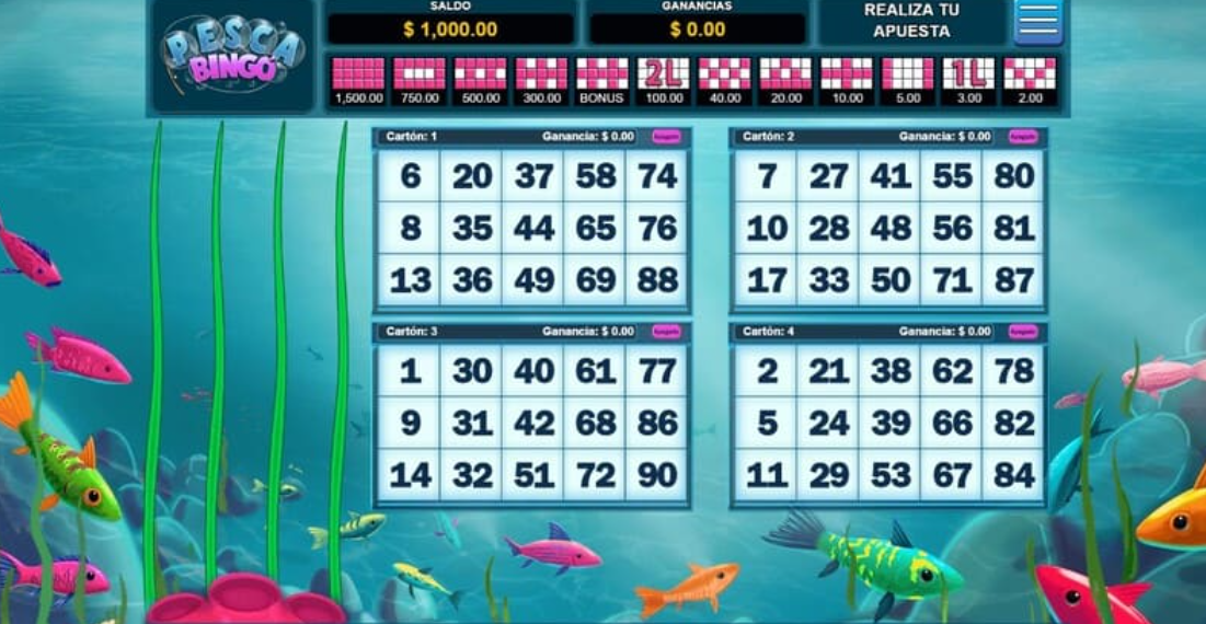 Pesca Bingo Online Slot 1