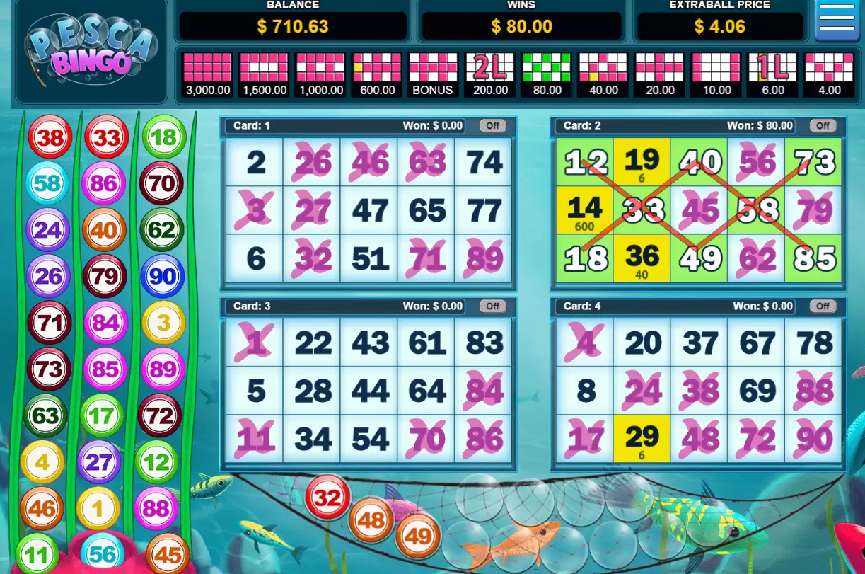 Pesca Bingo Online Slot 3